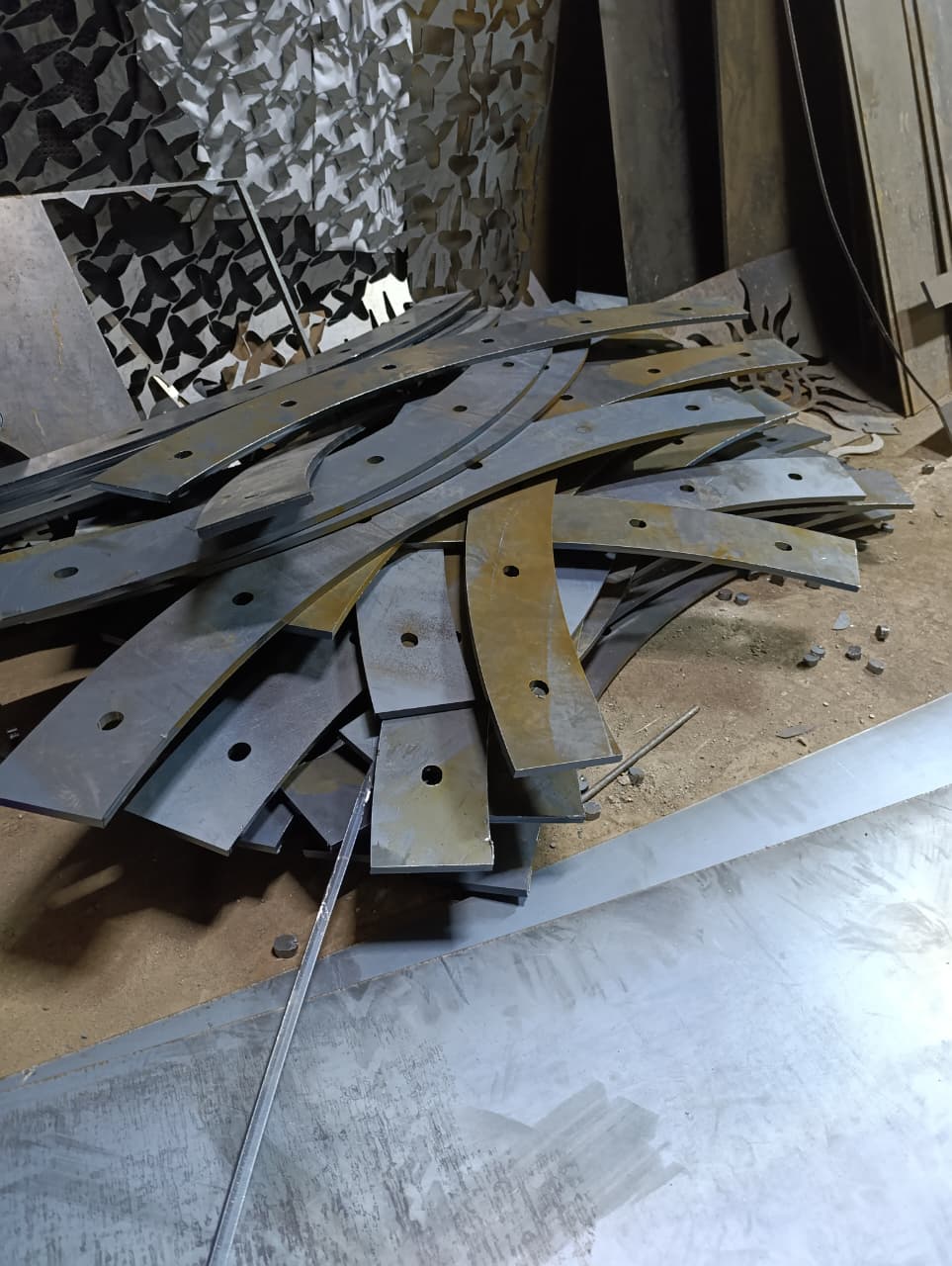 Structured Metal Plate 11