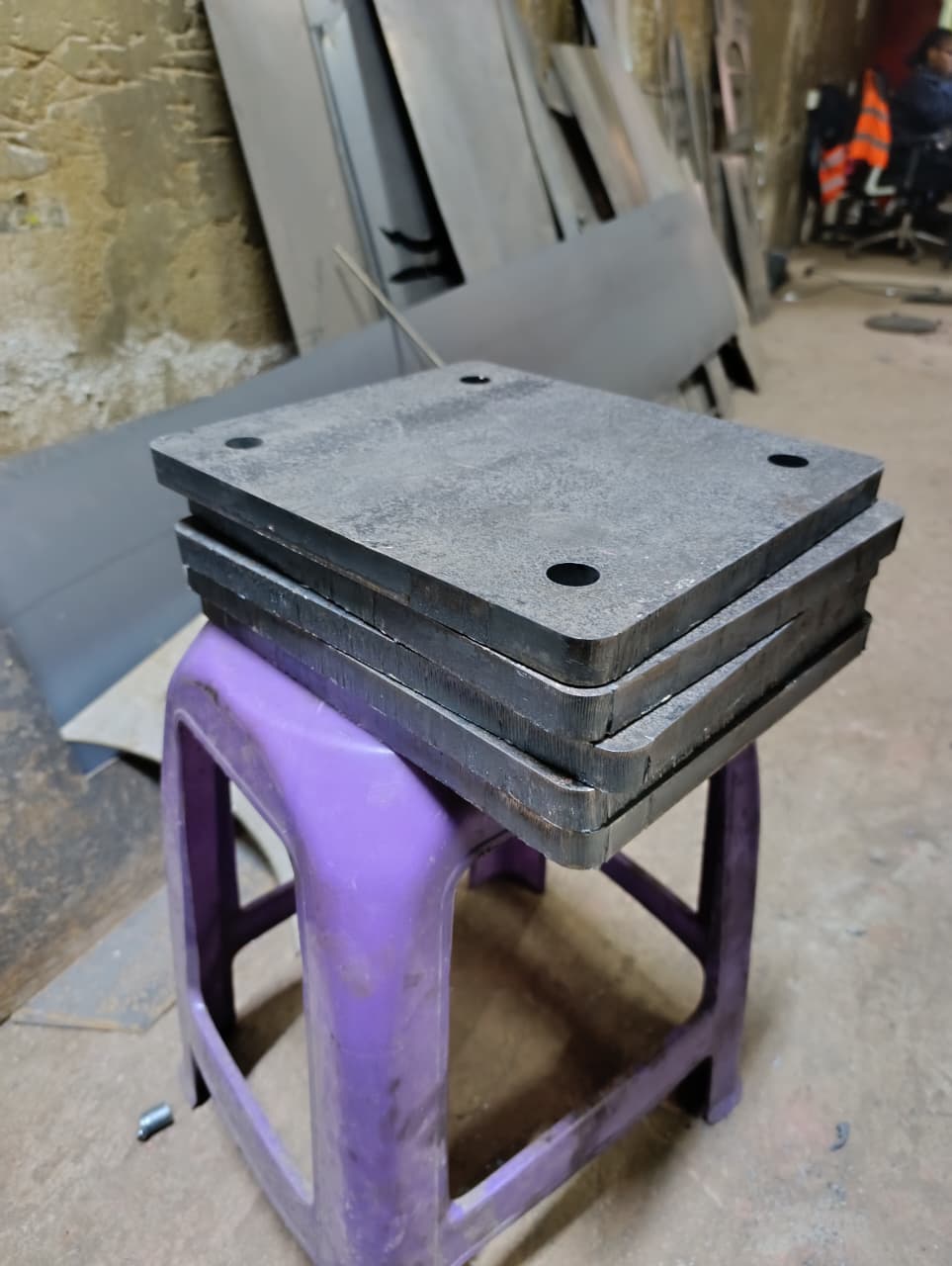 Structured Metal Plate 9